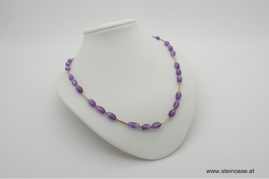 Kette Amethyst & 925Silber